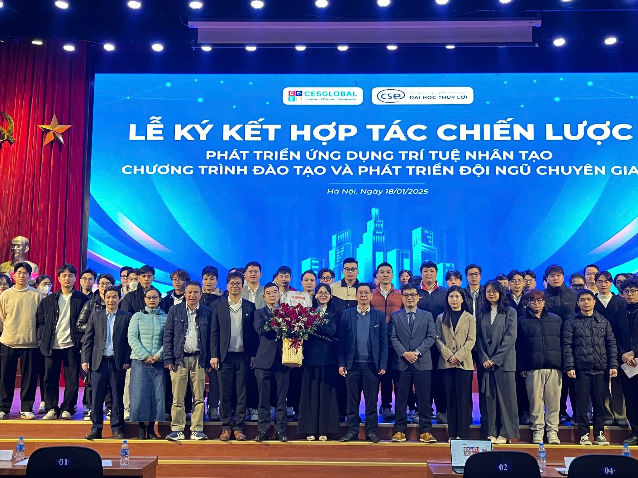 Lễ ký kết hợp tác giữa CES Global và Đại học Thủy Lợi