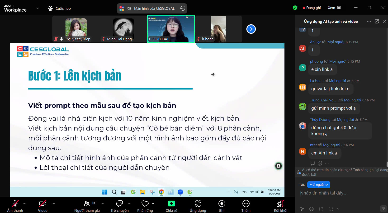 WORKSHOP : ỨNG DỤNG AI TRONG TẠO ẢNH & VIDEO BÀI GIẢNG