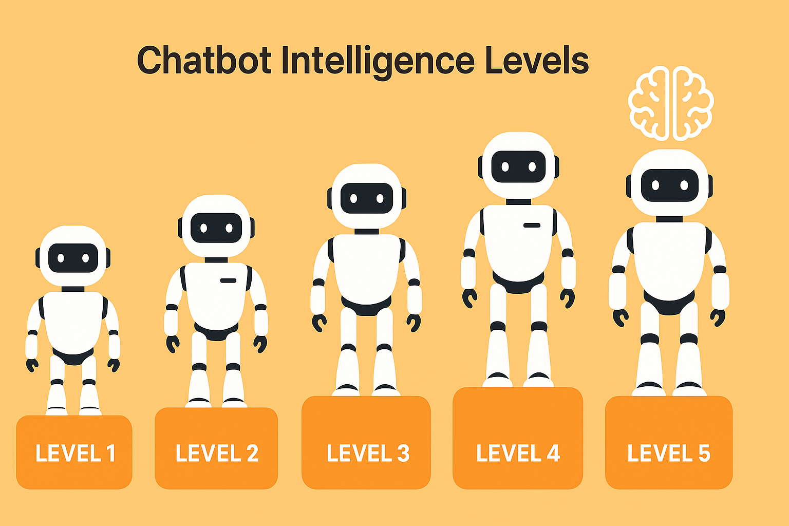 AI Chatbot là gì? Khám phá 5 Cấp độ Thông minh từ Cơ bản đến Chuyên sâu